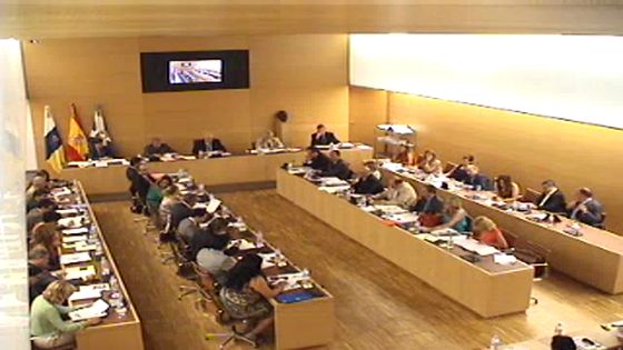 Imagen de Pleno ordinario del Cabildo de Tenerife, 27 de julio de 2012