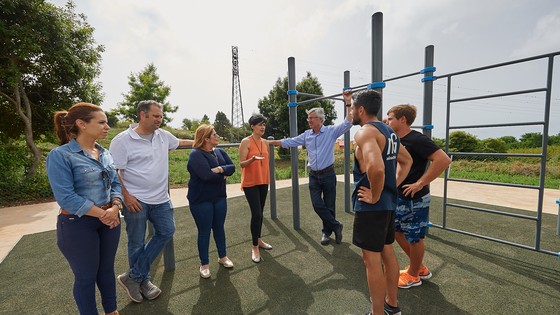 Imagen de El Cabildo instala un parque deportivo en Tacoronte para fomentar la actividad física al aire libre 