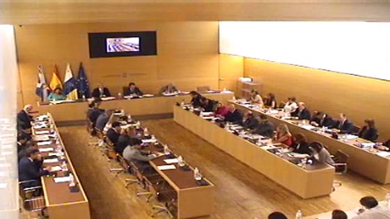 Imagen de Pleno extraordinario del Cabildo de Tenerife, 10 de octubre de 2014