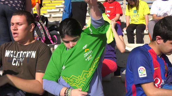 Imagen de El Centro de Atletismo de Tenerife reúne a 300 personas en las jornadas de deporte inclusivo