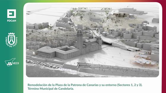 Imagen de Actuación MEDI.  Remodelación de la Plaza de la Patrona en Candelaria