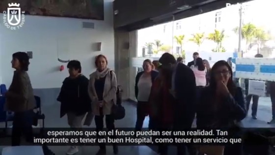 Imagen de El presidente del Cabildo visita el Hospital del Norte