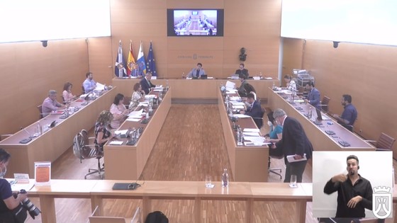 Imagen de Pleno extraordinario del Cabildo de Tenerife, 03 de julio de 2020