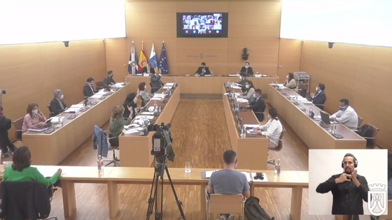 Imagen de Pleno ordinario del Cabildo de Tenerife, 30 de octubre de 2020