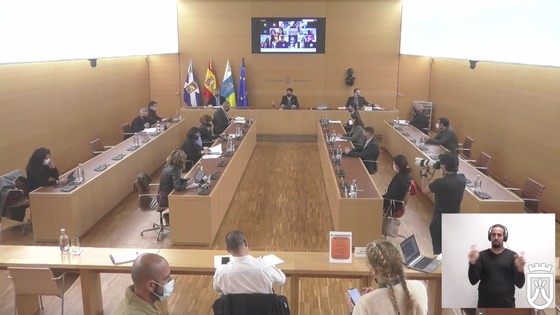 Imagen de Pleno extraordinario del Cabildo de Tenerife, 04 de febrero de 2021