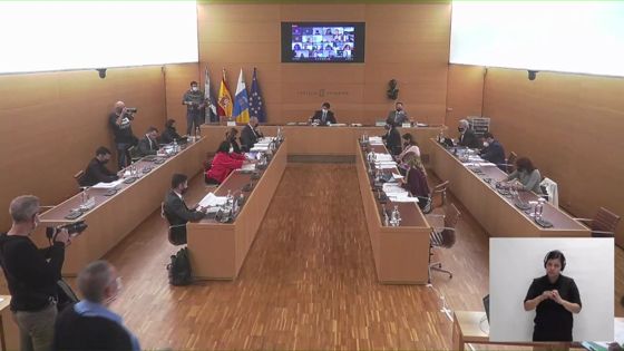 Imagen de Pleno ordinario del Cabildo de Tenerife, 26 de noviembre de 2021