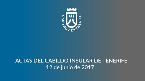 Imagen de Pleno extraordinario del Cabildo de Tenerife, 12 de junio de 2017