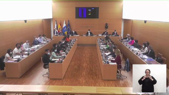 Imagen para Pleno ordinario del Cabildo de Tenerife, 27 de mayo de 2022