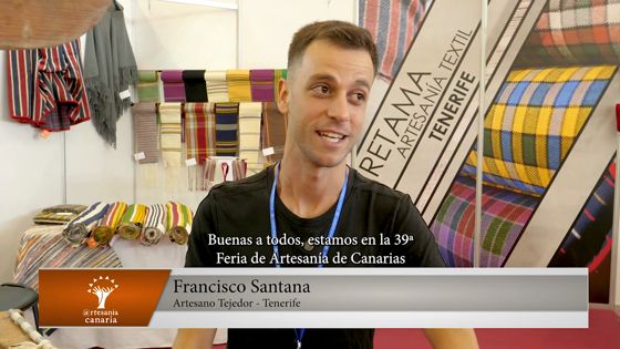 Imagen de Invitacion de Francisco Santana a la XXXIX Feria de Artesania de Canarias