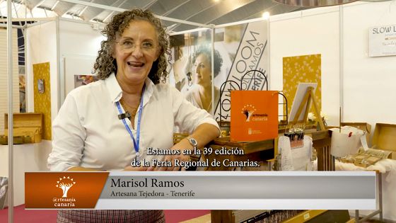 Imagen de Invitacion de Marisol Ramos a la XXXIX Feria de Artesania de Canarias