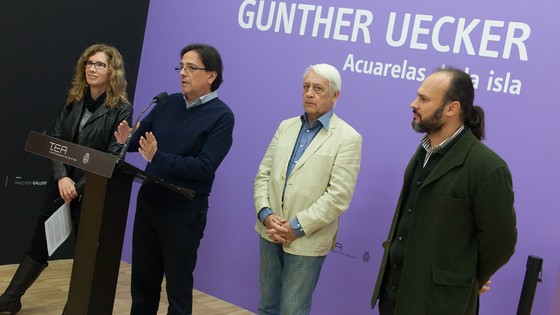 Imagen de El Cabildo presenta en TEA Tenerife Espacio de las Artes la exposición ‘Acuarelas en la Isla’, de Günter Uecker