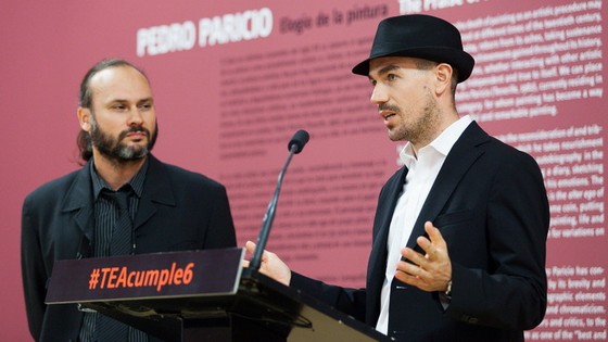 Imagen de Rueda de prensa para presentar la exposición ‘Elogio de la pintura’, de Pedro Paricio